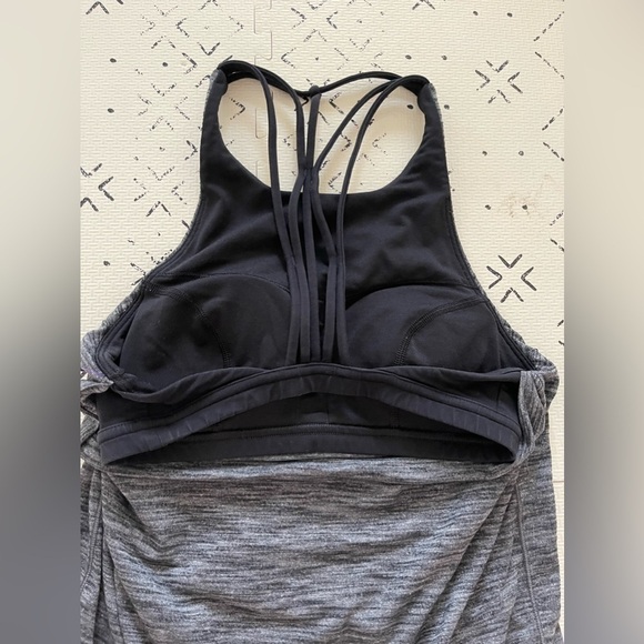 Lululemon Raise The Barre Tank‎ Heathered Black size 2 - Picture 9 of 10